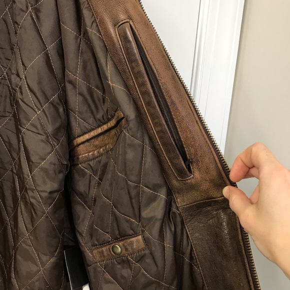 💥SOLD💥 Wilsons Leather men’s bomber jacket - Picture 7 of 8